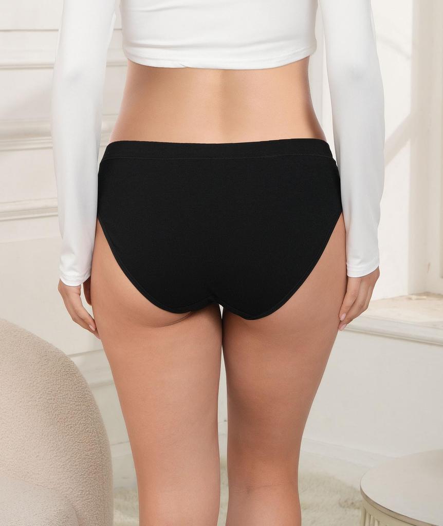 Schwangerschafts-Niedrigschwangerschafts- und Mutterschafts-Set aus 5 [INNERSY] Shorts, Leibhöhe, Baumwolle, Hose, Vor- und Nachgeburt, Unterwäsche, nicht eng, Unterwäsche, nicht stickig,