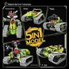 Programmable 5-in-1 Remote Control Moon Robot for Science Education, Compatible Building Blocks