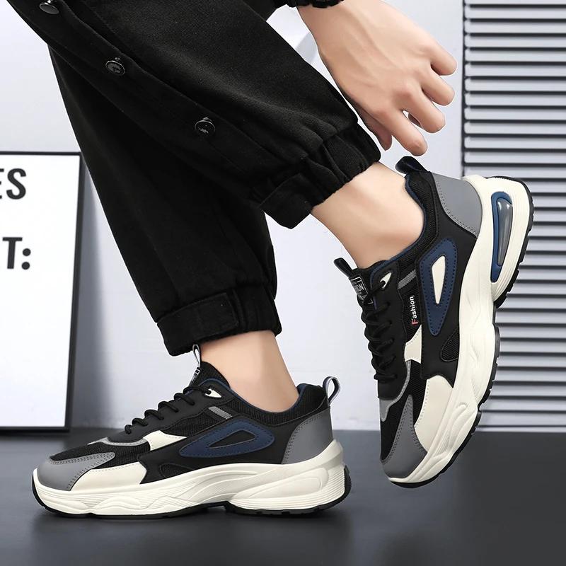 2025 Trendy Sneakers For Men Shoes Summer Outdoor Wear-Resistant Casual Sports Skateboard Shoes Fashion Breathable Shoes