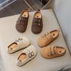 New Children's Leather Shoes Girls' Flat Shoes Fashion Spring Autumn Kids Boys Causal Mary Jane Shoes Solid Color Soft Bottom