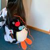 Non-Toxic Kawaii Penguin Plush Backpack Cute Animal Stuffed Doll Lovely Birthday Gift Fashion Backpack Little Penguin Cartoon Plush Bag