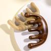 1PC Wooden Massage Comb Meridian Head 5 Teeth Sandalwood