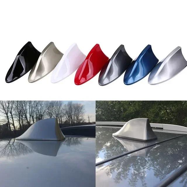 Car Radio Shark Fin Car Shark Antenna Radio FM Signal Design For Universal Cars Aerials Auto Exterior Styling Replacement Parts