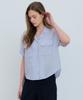 MIND BRIDGE WOMEN [W] Out Pocket Open Collar Short Sleeve Shirt - 3 Colors