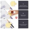 Bookmark With Pen Holder Magnetic Mark Pen Clip Leather Bookmark Book Accessories For Reading Writers Students Teachers Notes
