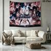 Anime Titan Attack Wall Tapestry Aesthetic Wall Hanging Printed Fabric Blanket Decorative Tapestries for Bedroom Living Room Home Decor