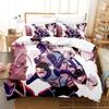 3D Print Anime Blue Lock Bedding Set Twin Queen King Size Duvet Cover Pillowcase for Boys Girls Adult Home Textile