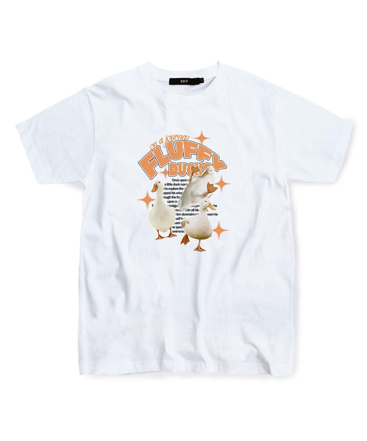 Escape From Orange Adventure Duck T-Shirt White L