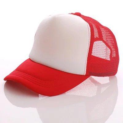 Breathable Curved Brim Mesh Cap Custom Screen Printed Baseball Hat for Adults