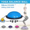 23"" Yoga Halbball Balance Trainer Fitness Krafttraining Fitnessstudio m. Pumpe Nützlich Neu