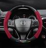 Honda UR-V 17-20 Winter Steering Wheel Cover - Genuine Leather, Suede, Carbon Fiber, Ultra-thin