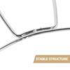 Rabbit Head Iron Wreath Frame Bunny Shape Round Circle Metal Ring for Easter DIY Craft Floral Decoration Wall Door Hangings