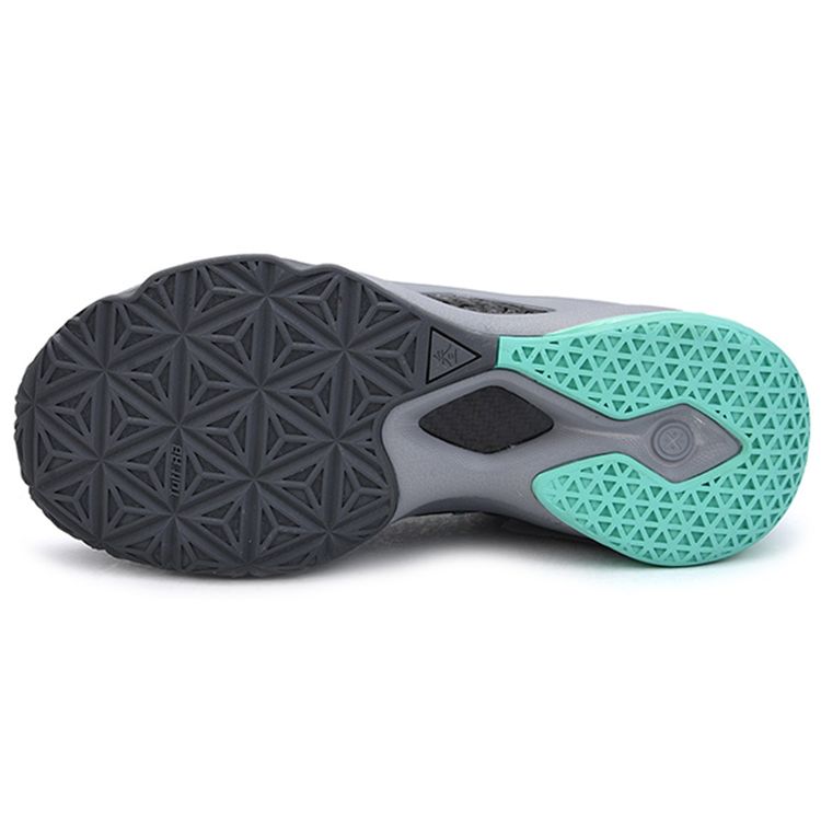 Li Ning Team Style 4 Wade Serie Stoßdämpfung Rutschfest Abriebfest Mid-Top Basketballschuhe Herren Basketballschuhe Grün ABAM011-3