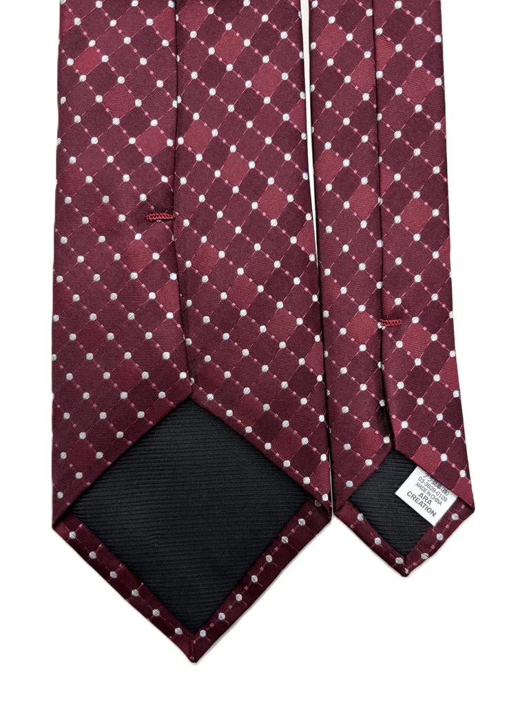 [Hiroko Koshino Homme] Men's Brand Necktie 003254-20000-3017 Wine Red Made In Japan FREE (FREE Size)