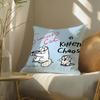 Comic Simple Humorous S-Simons Cat Pillow Case Double-Sided Plush Sofa Cushion Covers Organic Breathable Invisible Zipper