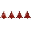 1set Christmas Knife Fork Storage Bag Christmas Tree Stars Snowflake Xmas Knife Fork Bag Cutlery Cover Table Decoration