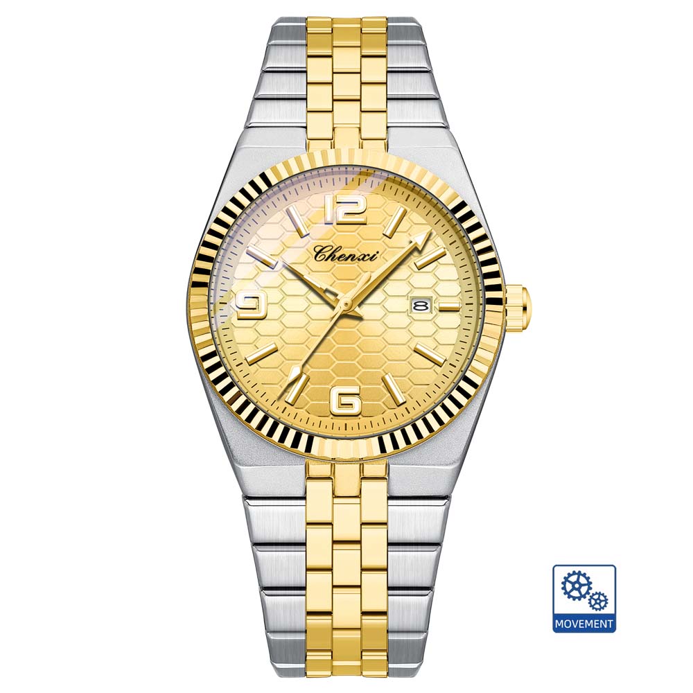 CHENXI Men's Authentic Mechanical Watch Classic Fashion Business Style with Calendar Luminous Function Waterproof Men's Watch