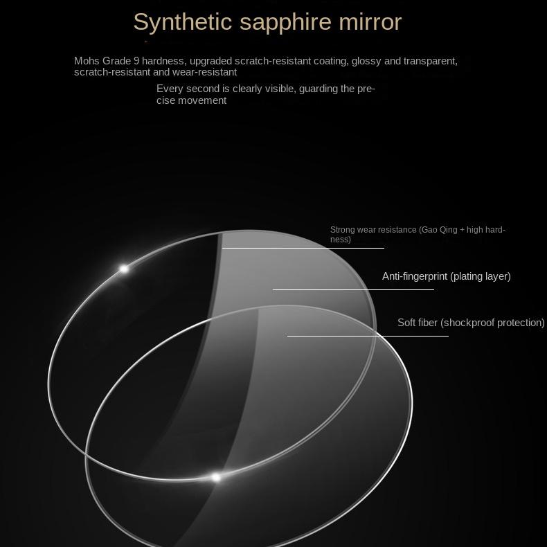 JINSHIDUN Tourbillon Automatic Mechanical Watch, Multi-functional Sports Waterproof Luminous Men's Watch