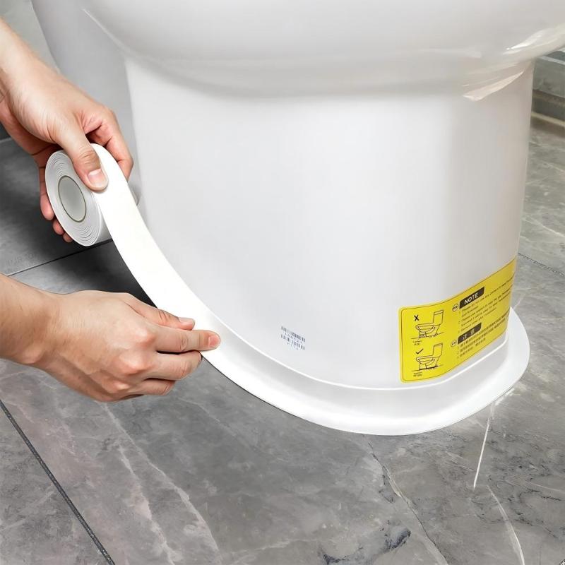 Self Adhesive Caulk Tape Waterproof Flexible Sealing Strip Mildew Free for Bathroom Wall Corner Kitchen Sink Gap