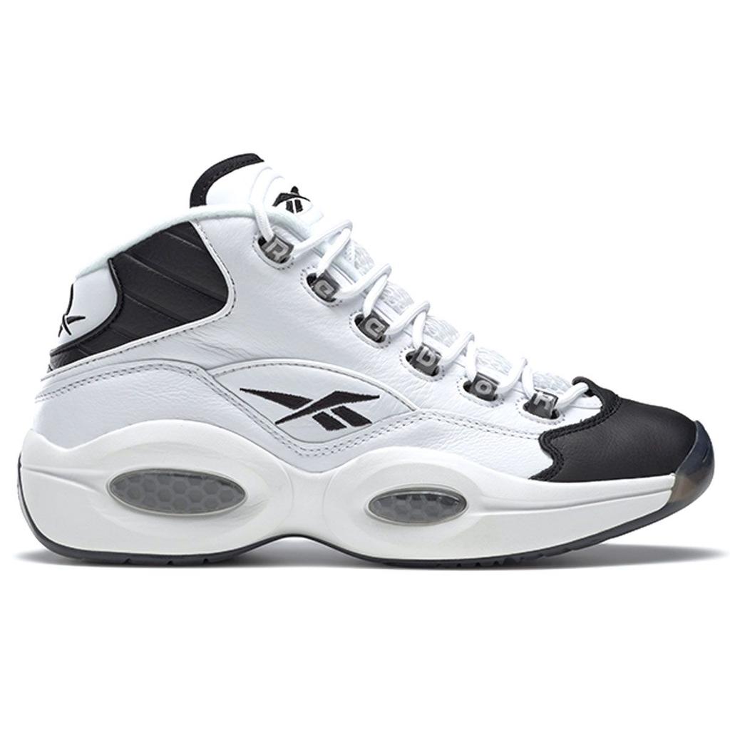 Reebok Question Mid Why Not Us? Men Sneakers White Black Footwear-White GX5260