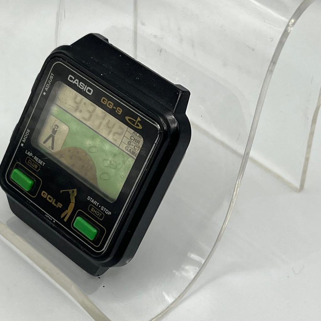 Used Super rare!CASIO 1980s GAME watch GG-9 battery replaced