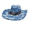 Western Cowboy Hat Spring And Autumn Sunshade Sun Protection Hat Children'S Retro Denim Bucket Hat