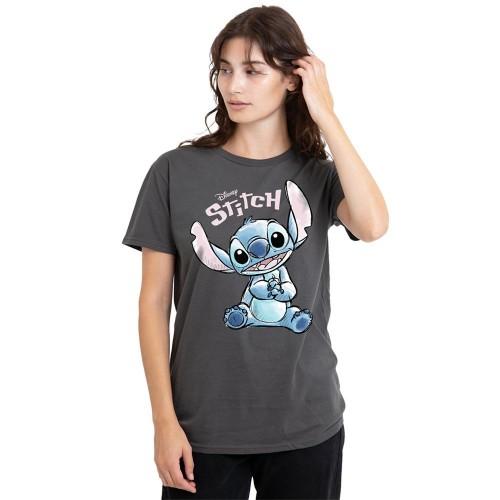 Lilo & Stitch Womens/Ladies Colour Me Happy Classic T-Shirt