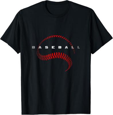Baseball Stitch Graphic Men's Cotton Short Sleeve Crewneck T-Shirt Breathable Casual Tee
