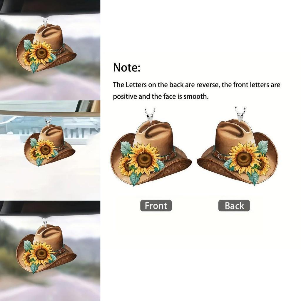 Cute Cartoon Style Acrylic Car Interior Christmas Tree Decorative Hanging Pendant