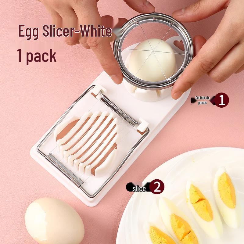Free Shipping - Stainless Steel Multifunctional Egg Slicer & Divider