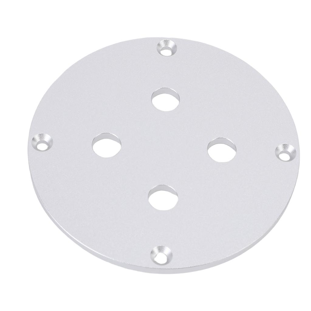 Audio Wall Plate Aluminum Alloy 4 Position Speaker Binding Post Wall Terminal Plate for Dual 1 4 in Headphone Jacks