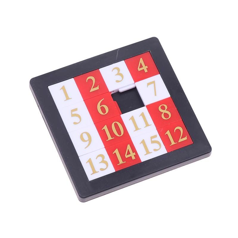 1Set 1-15 Number Slide Puzzle Brain Puzzle Games Exercise The Brain Educational Toy Developing for Children Toys