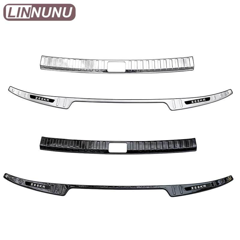 LINNUNU for zeekr 7x Car Accessories Trunk Protector Sill Plate Rear Bumper Guard Trim Door cover stainless steel accessories