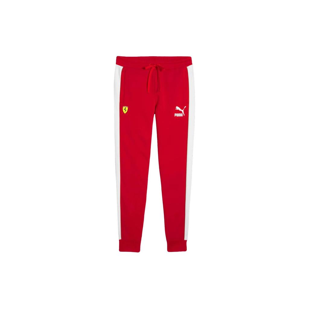 PUMA Pants Para Hombre Scuderia Ferrari Race Iconic T7 Motorsport (Unisex) Knitted Sweatpants 625199 02