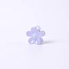 2.5cm Frangipani Grid Print Hair Claw Clip for Kids