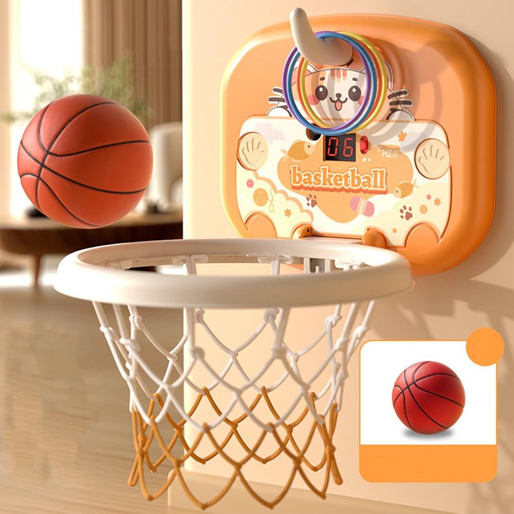 Scorable Scoreboard Toddler Basketball Hoop Cartoon Animal Mini Basketball Hoop  Outdoor Sports