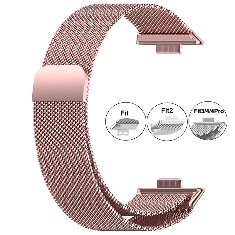 Magnetic Milanese Loop Band For Huawei Watch Fit4-Fit4 pro-FIT 3 Strap Stainless Steel Correa for Huawei Fit2/Fit1 Accessories