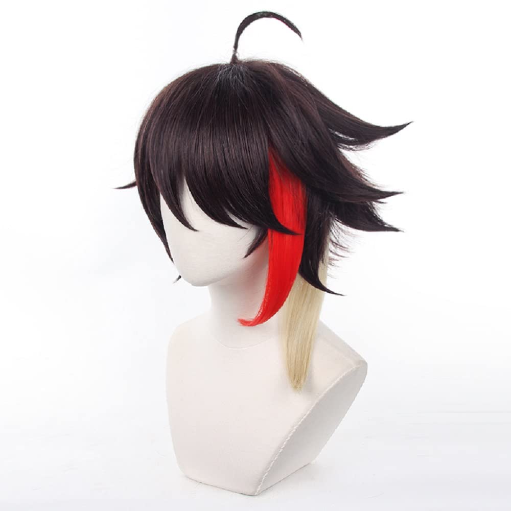 Akixen Virtual YouTuber Saegusa Akina Anime School Cultural Festival Wig, Cosplay, Hairnet, Fashion, Gift, Event, Halloween, Christmas,