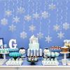 Pack of 8 Christmas Snowflake Swirls Hanging Decoration Hanging Swirls Snowflake Christmas Decoration Set for Holiday
