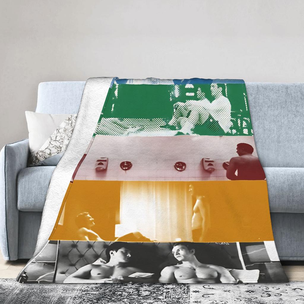 Shane Hollander & Ilya Rozanov Anime Blanket Heated Rivalry Plush Throw Blanket Air Conditioning Portable Soft Warm Bedsprea