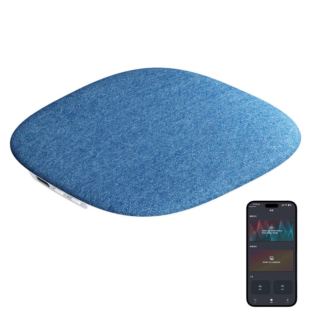 

Bluetooth Pillow Speaker for Sleeping, Mini Portable Pillow Speaker with White Noise Timer Wireless Sleep Aid with Stereo Bass синій