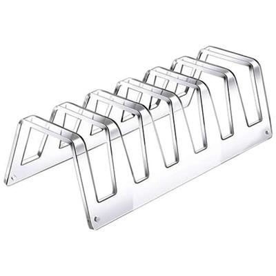 Acryl Plaat Display Stand 6 Laags Heldere Acryl Houders Servies Display Rek Schalen Houder Opstelling Rek