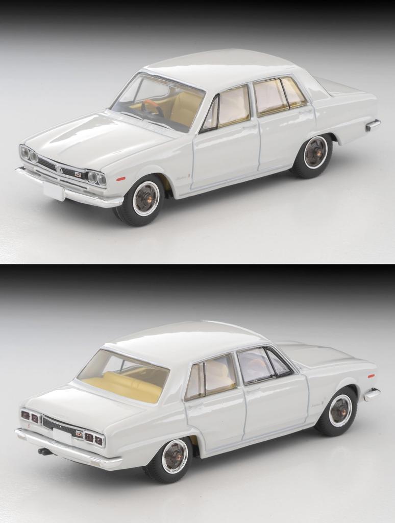 TOMYTEC Tomica Limited Vintage LV-163c Nissan Skyline 2000 GT-X (White) 1972 Model, Completed Model, 334392