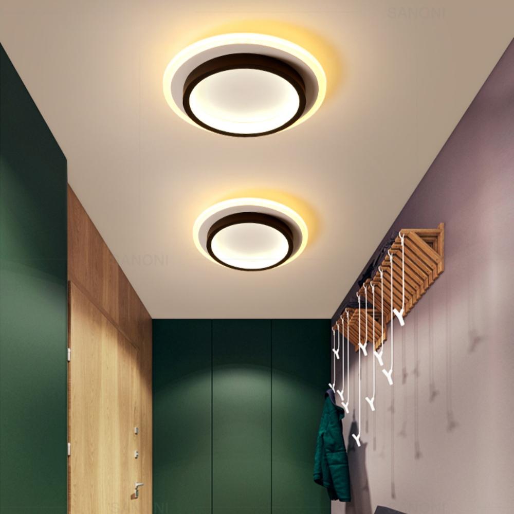 Modern LED Aisle Ceiling Light Chandelier For Corridor Stairs Foyer Balcony Bedroom Bathroom Indoor Lighting Fixtures Luster
