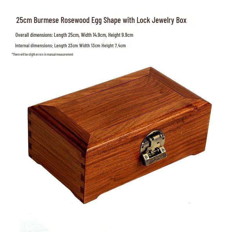 Burmese Rosewood Jewelry Box: Solid Wood Accessory Storage In Various Styles - Chinese Style Wedding Collection