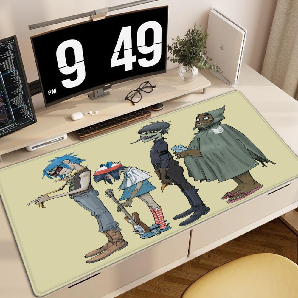 Rock Gorillaz Demon Days Mouse Pad Gaming Accessories Protector Office Laptop Gamer Cabinet Non Slip