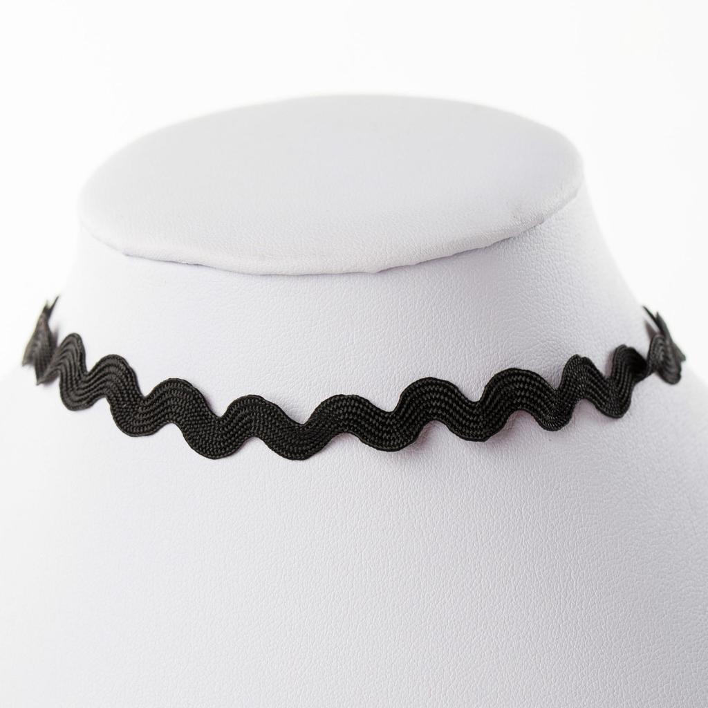 Korean Harajuku Velvet Ribbon Choker Necklace - Women's Fashion Clavicle Chain