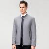 2024 Spring Men's Stand-up Collar Jacket for Middle-aged & Elderly Business Casual 