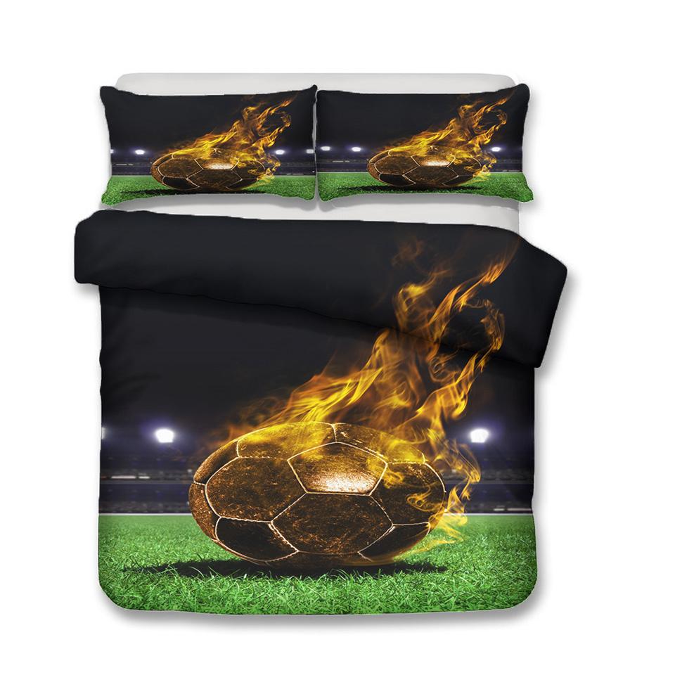 Fußball Bettbezug Fußball Fußball Bettwäsche Sets Edredon Futbol Einzeln Bedruckt Luxus Kind Kinder KEINE Bettlaken Bezüge Bettwäsche