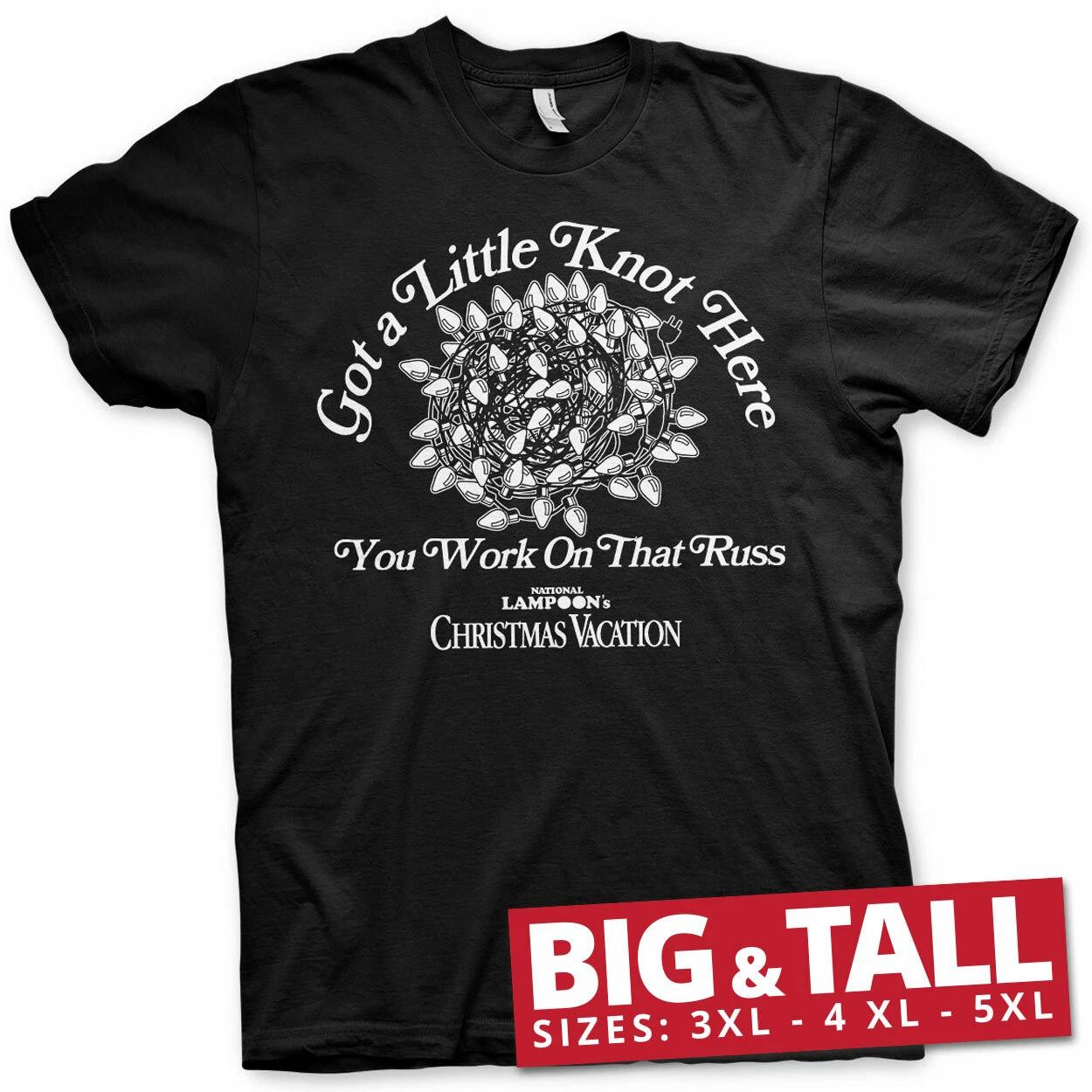 Официальная футболка National Lampoon s - У меня тут небольшой узелок BIG&TALL 3XL, 4XL, 5XL S